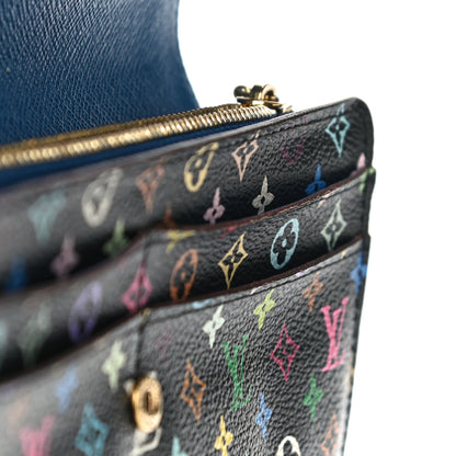 Louis Vuitton Monogram Multicolor Sarah Wallet Black Bleuet 7 of 11