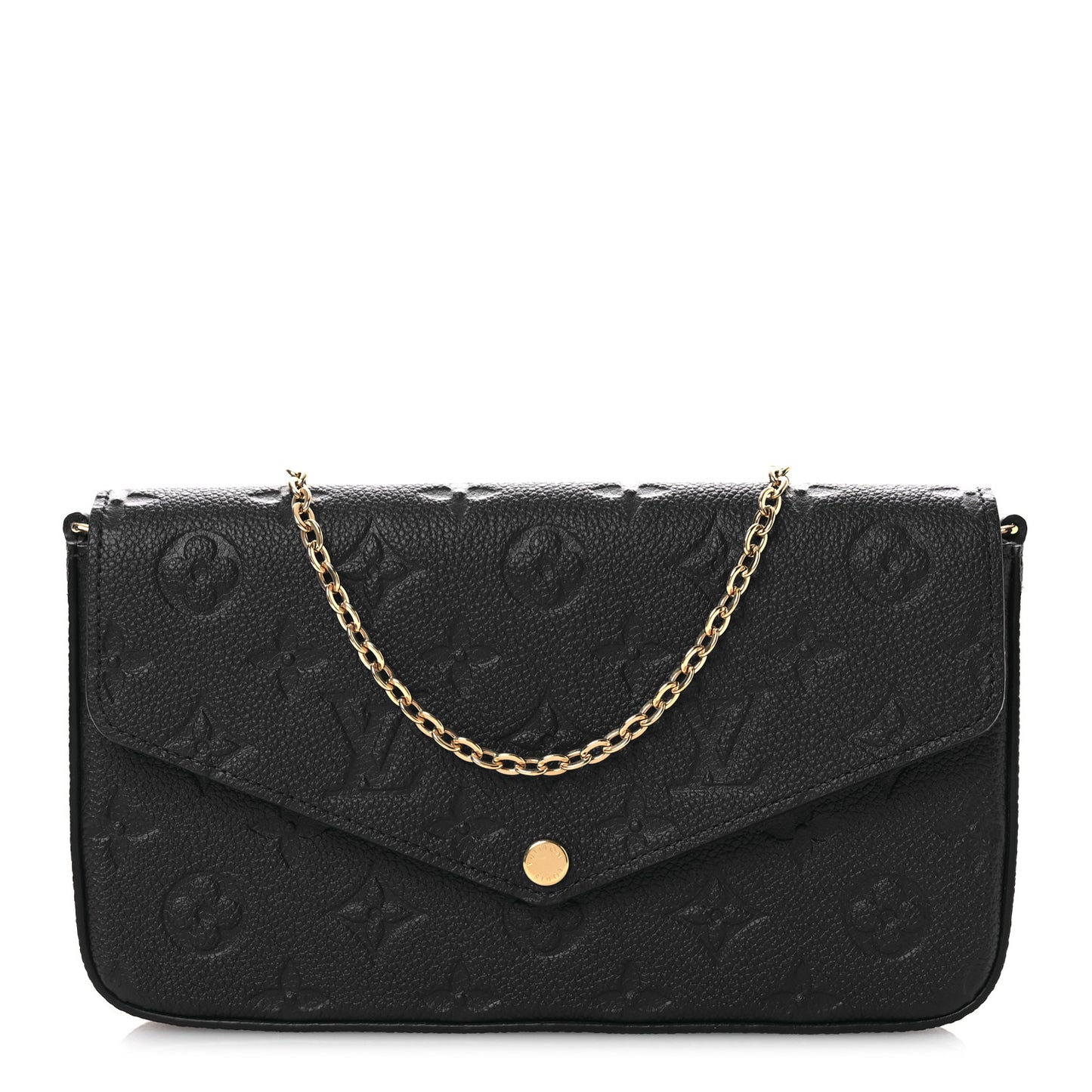 Empreinte Pochette Felicie Chain Wallet Navy