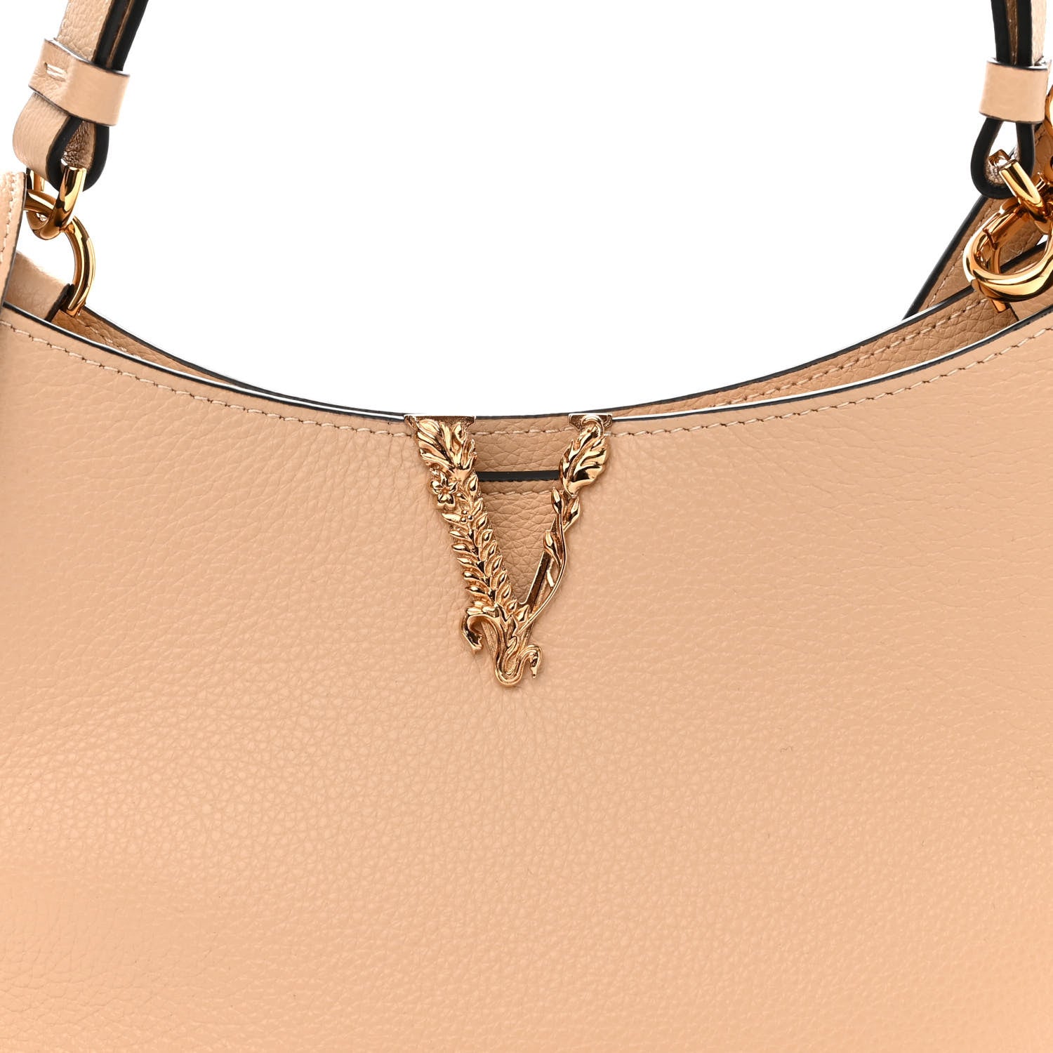 Versace Calfskin Vitello Virtus Hobo 7 of 9