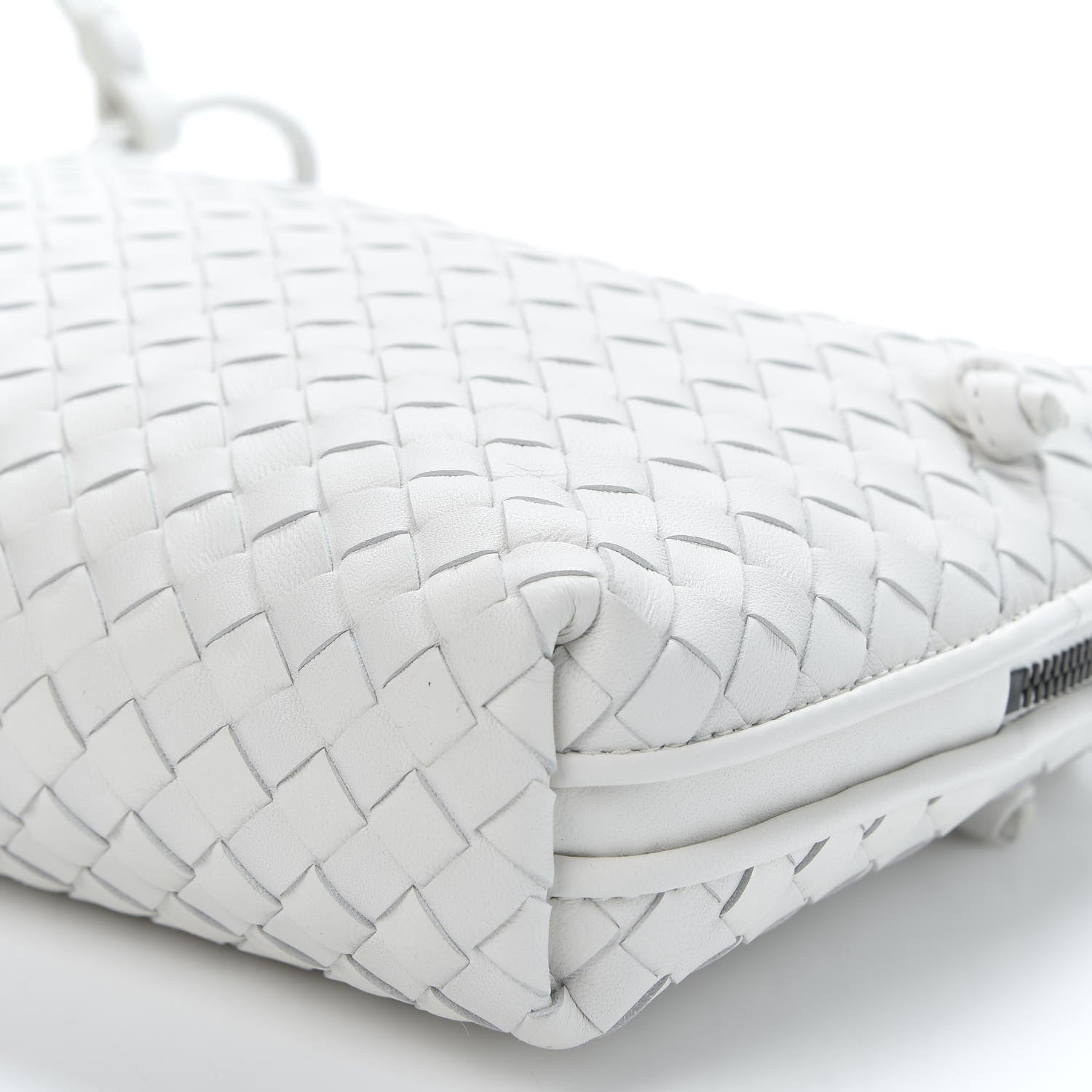 Bottega Veneta Nappa Intrecciato Pillow Crossbody Messenger White 6 of 8