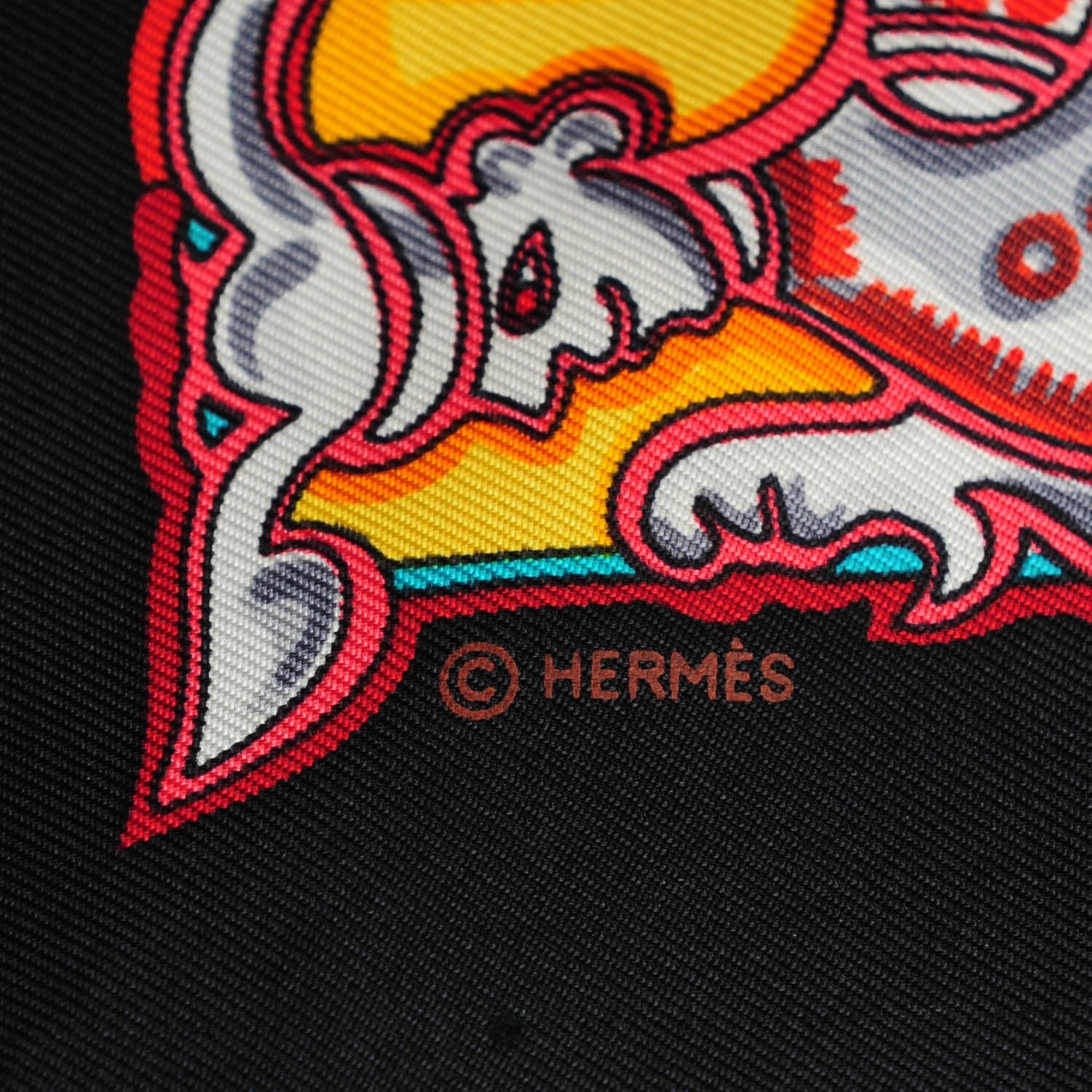 Hermes Silk Alphabet Russe Scarf 90 4 of 5