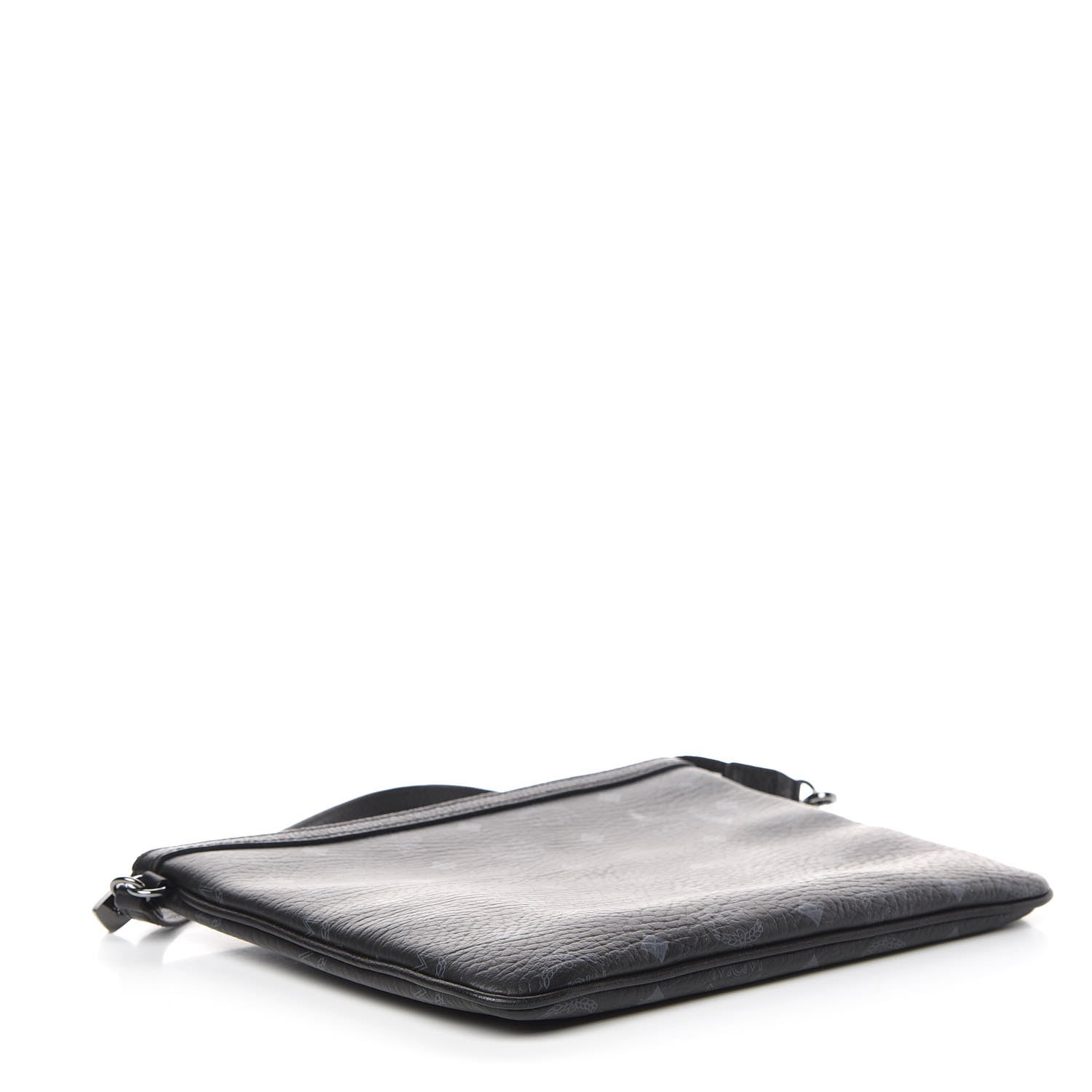 MCM Visetos Medium Crossbody Pouch Black 4 of 11