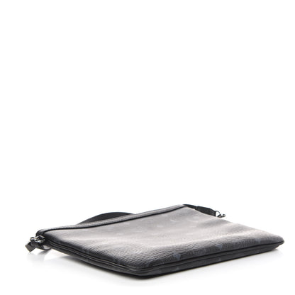 MCM Visetos Medium Crossbody Pouch Black 4 of 11