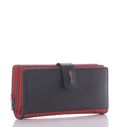 Christian Louboutin Calfskin Paloma Wallet Black 3 of 10