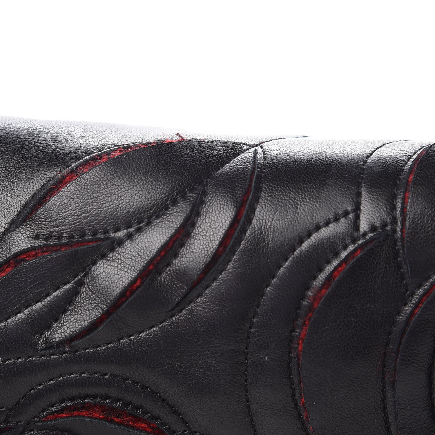 Chanel Lambskin Tweed Large Camellia Petals Flap Black 13 of 19