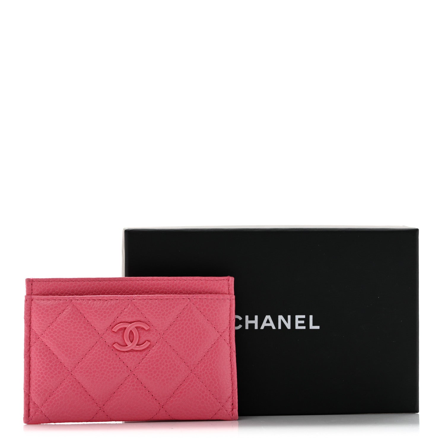 Chanel Caviar Quilted Incognito Card Holder Pink 12 of 12