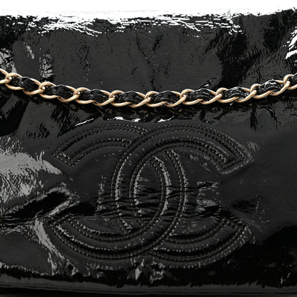 Chanel Vinyl XL Rock and Chain Flap Black 8 of 10