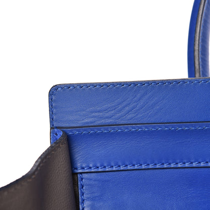 Celine Smooth Calfskin Suede Mini Luggage Royal Blue 11 of 16