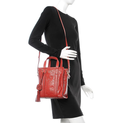 Balenciaga Agneau XS Bazar Shopper Tote Rouge Groseille 2 of 13