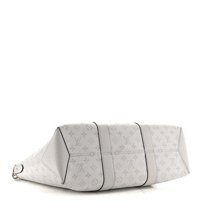 Louis Vuitton Monogram Eclipse Taigaramma Weekend Tote NM Optic White 4 of 9