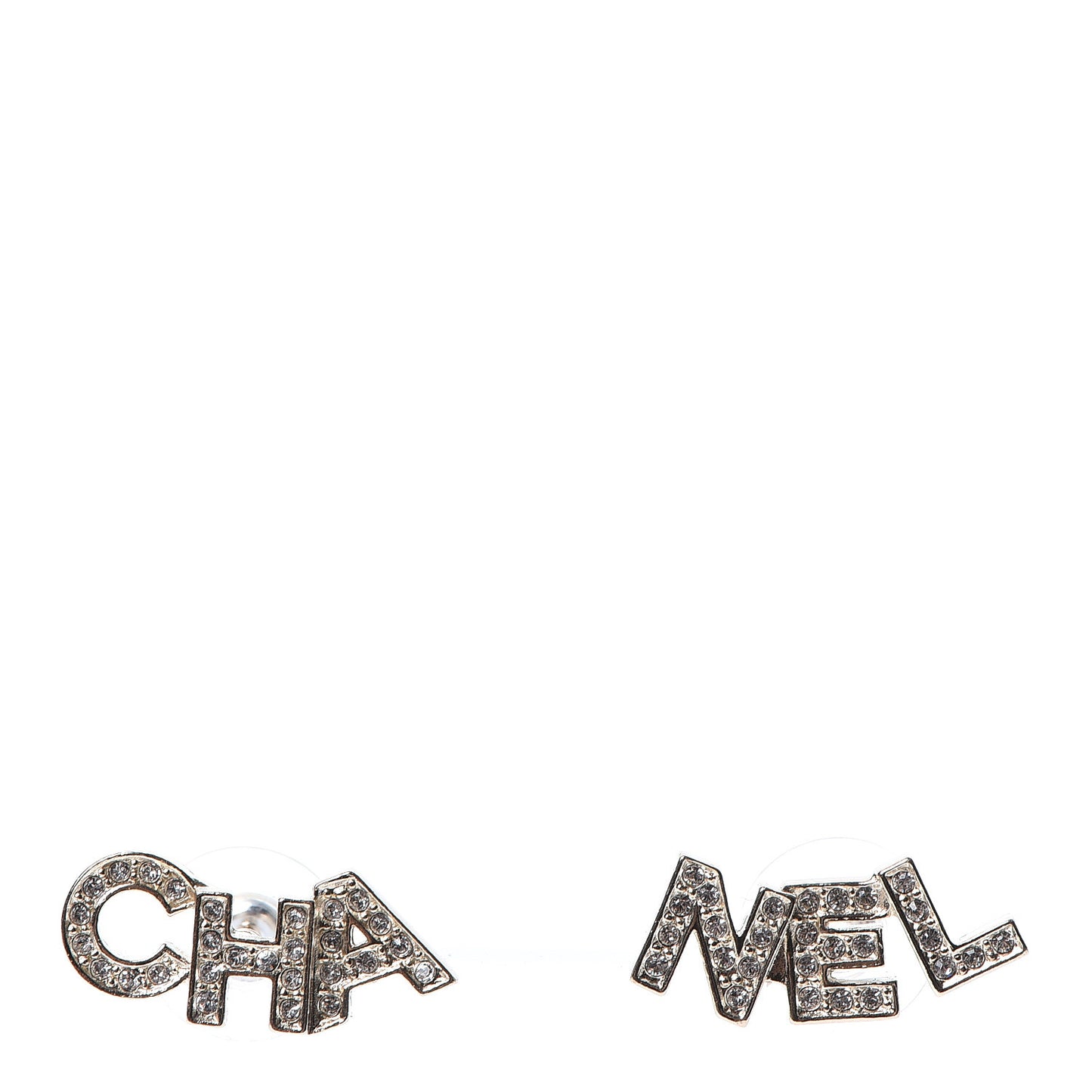 Crystal Pearl Signature Stud Earrings Gold