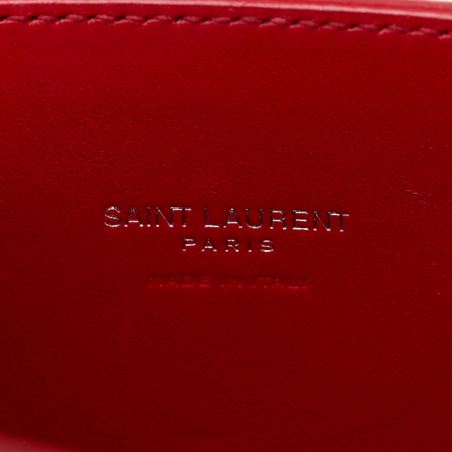 Calfskin Crocodile Embossed Nano Sac De Jour Red