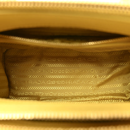 Prada Saffiano Lux Mini Galleria Double Zip Tote Soleil 8 of 27