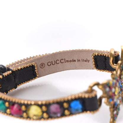 Gucci Calfskin Crystal Butterfly Bracelet Multicolor 4 of 6