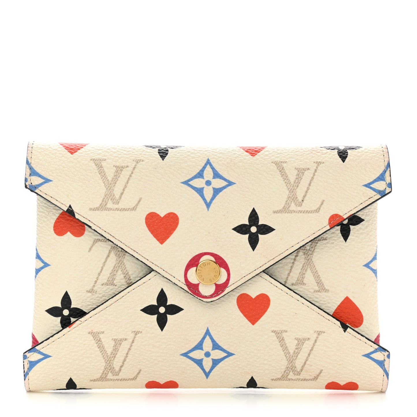 Game On Medium Kirigami Pochette White