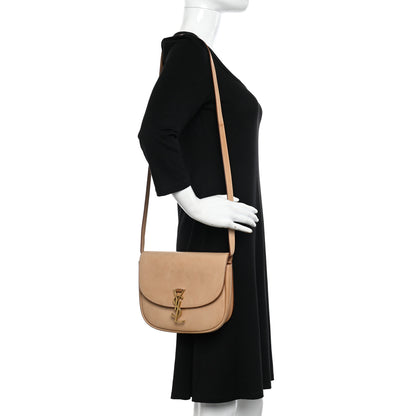 Saint Laurent Smooth Vintage Calfskin Monogram Medium Kaia Satchel Gold 2 of 13