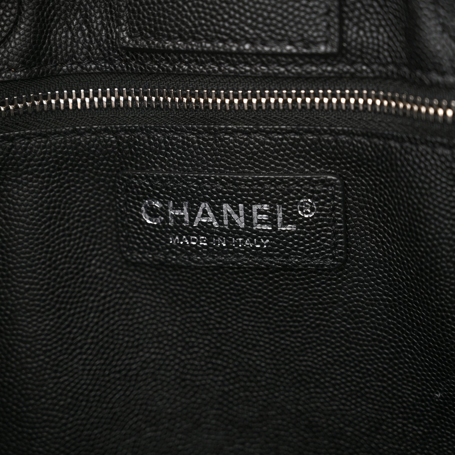 Chanel Caviar Stitched Medium Lady Coco Shopping Tote Black 6 of 11