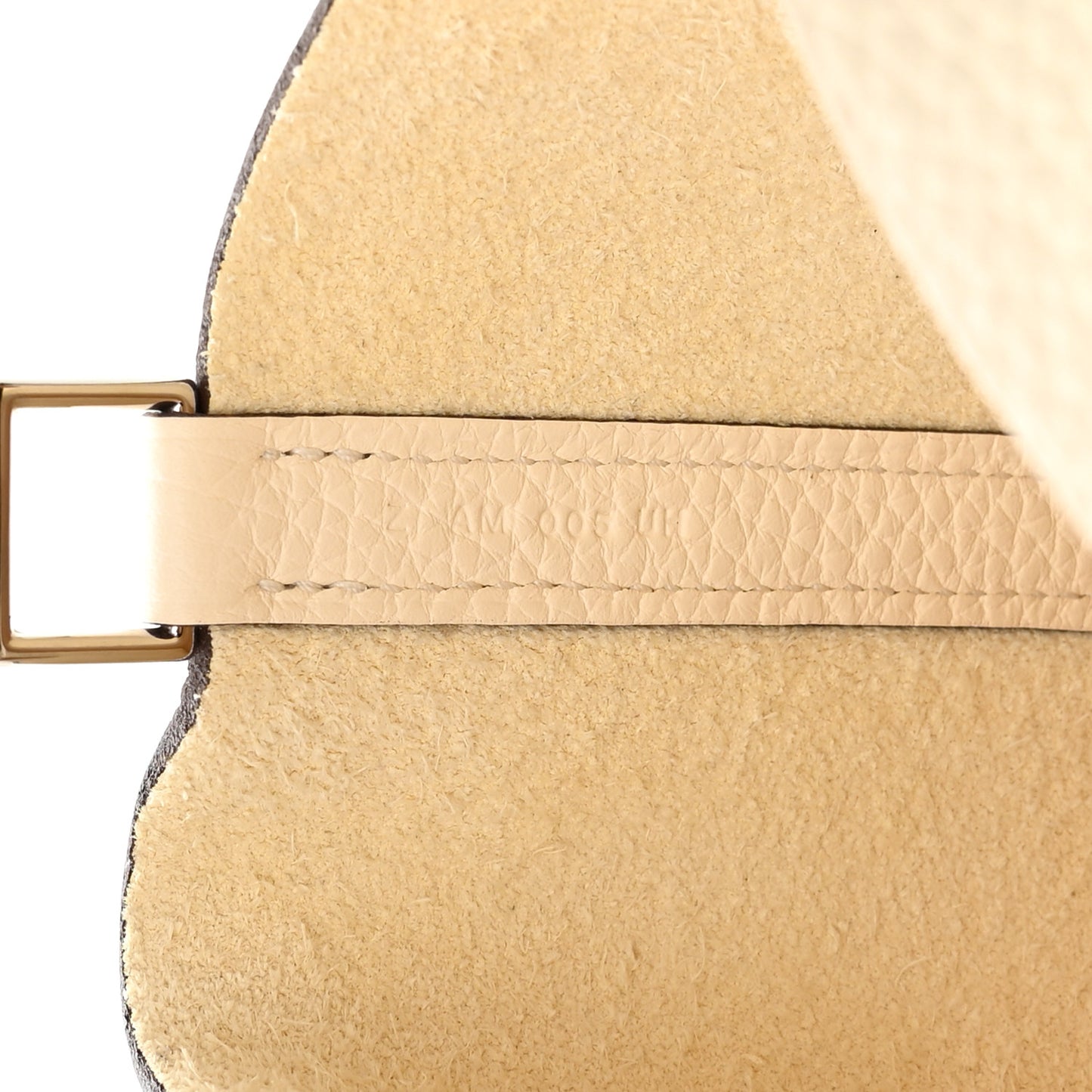 Taurillon Clemence Swift Eclat Picotin Lock 22 MM Nata Sesame