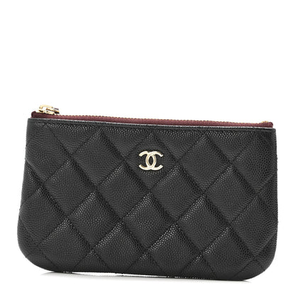 Chanel Caviar Quilted Small Cosmetic Case Black 1 of 8