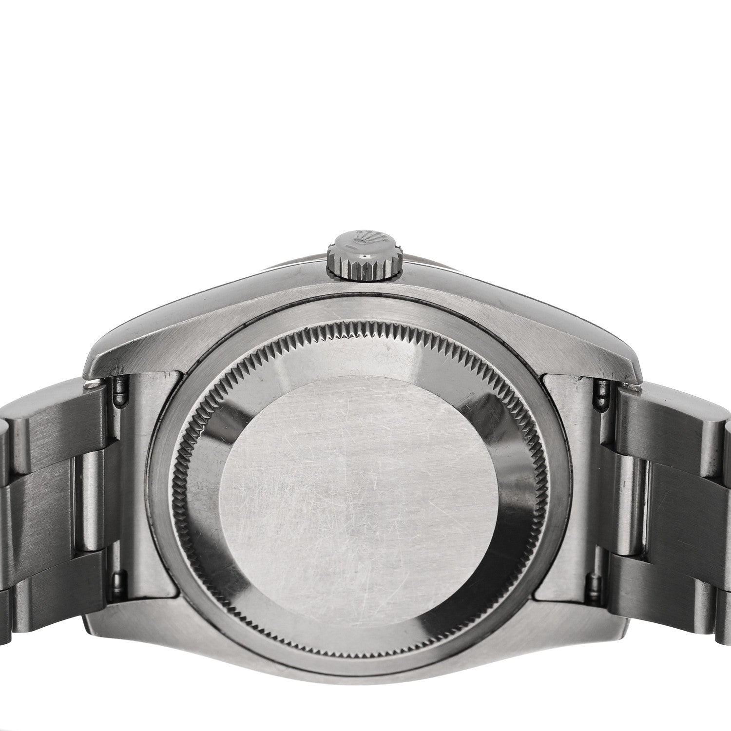 Rolex Stainless Steel 18K White Gold 36mm Oyster Perpetual Datejust Turn-O-Graph Watch Black 116264 4 of 5