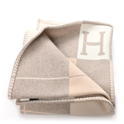 Hermes Wool Cashmere Avalon III Blanket Coco Camomille 2 of 3