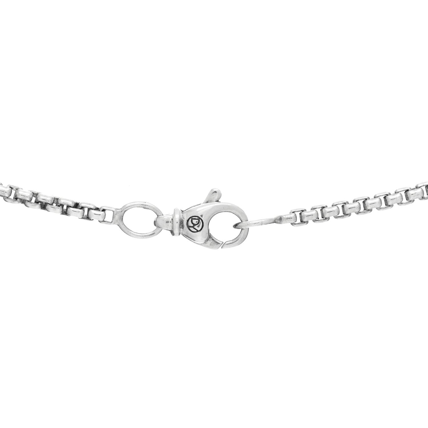David Yurman Sterling Silver 2.7mm Small Box Chain Necklace 22" 4 of 4