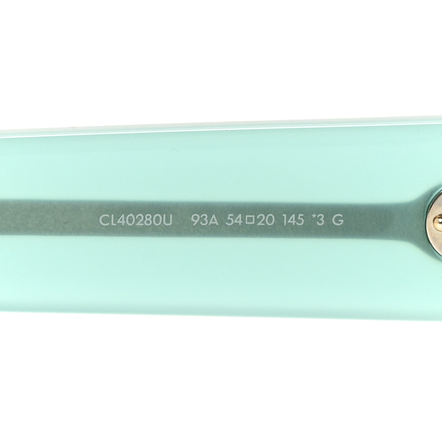 Acetate 53 Sunglasses CL40280U Sea Green Smoke