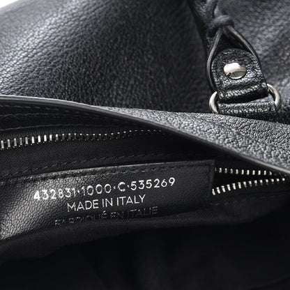 Balenciaga Chevre Silver Metallic Edge Hardware S City Black 8 of 8