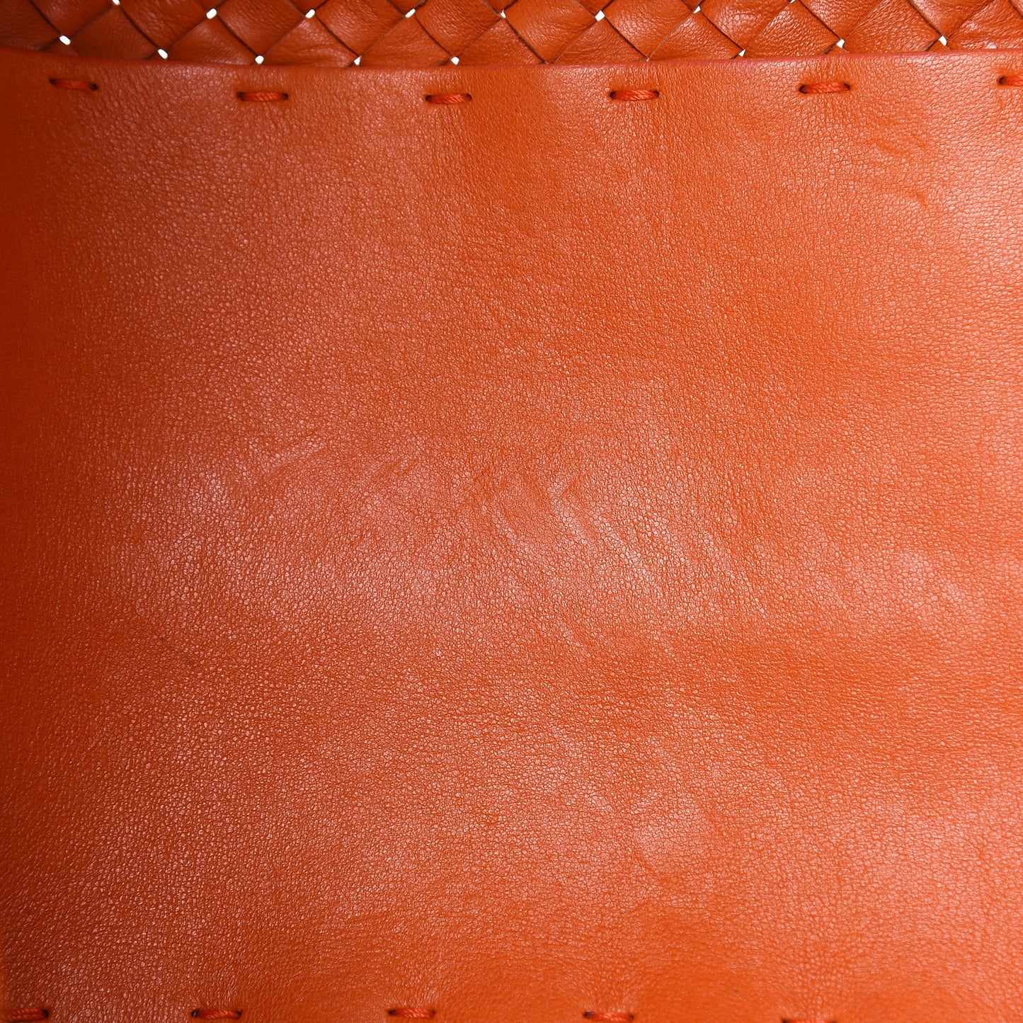Nappa Intrecciato Medium Cabat Orange