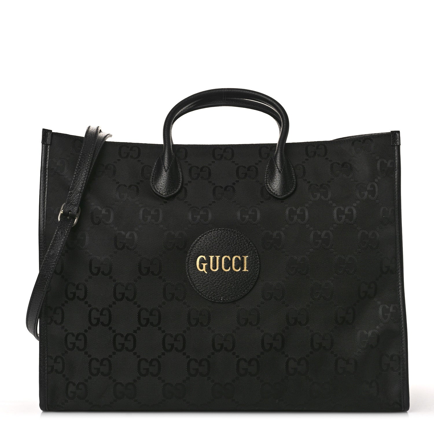 Gucci Econyl Nylon Monogram Large Off The Grid Tote Bag Black 1 of 8