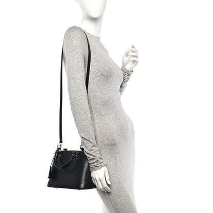 Louis Vuitton Epi Alma BB Black 2 of 9