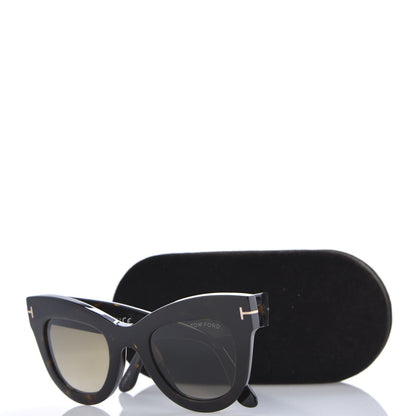 Tom Ford Karina Cat Eye Sunglasses TF612 Havana 8 of 8