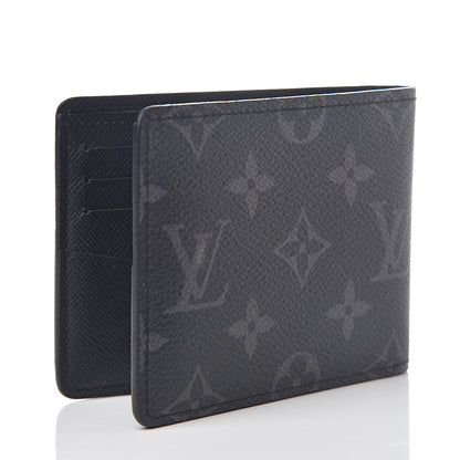 Louis Vuitton Monogram Eclipse Slender Wallet 2 of 5