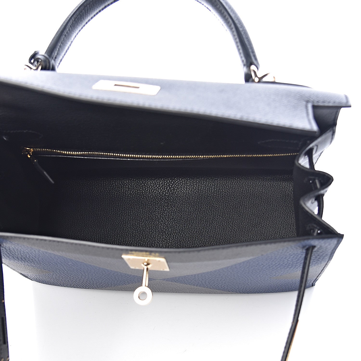 Hermes Epsom Taurillon Clemence Chevre Mysore Horseshoe Kellygraphie Lettre X Kelly Sellier 28 Noir Bleu Indigo Bleu Saphir 11 of 36
