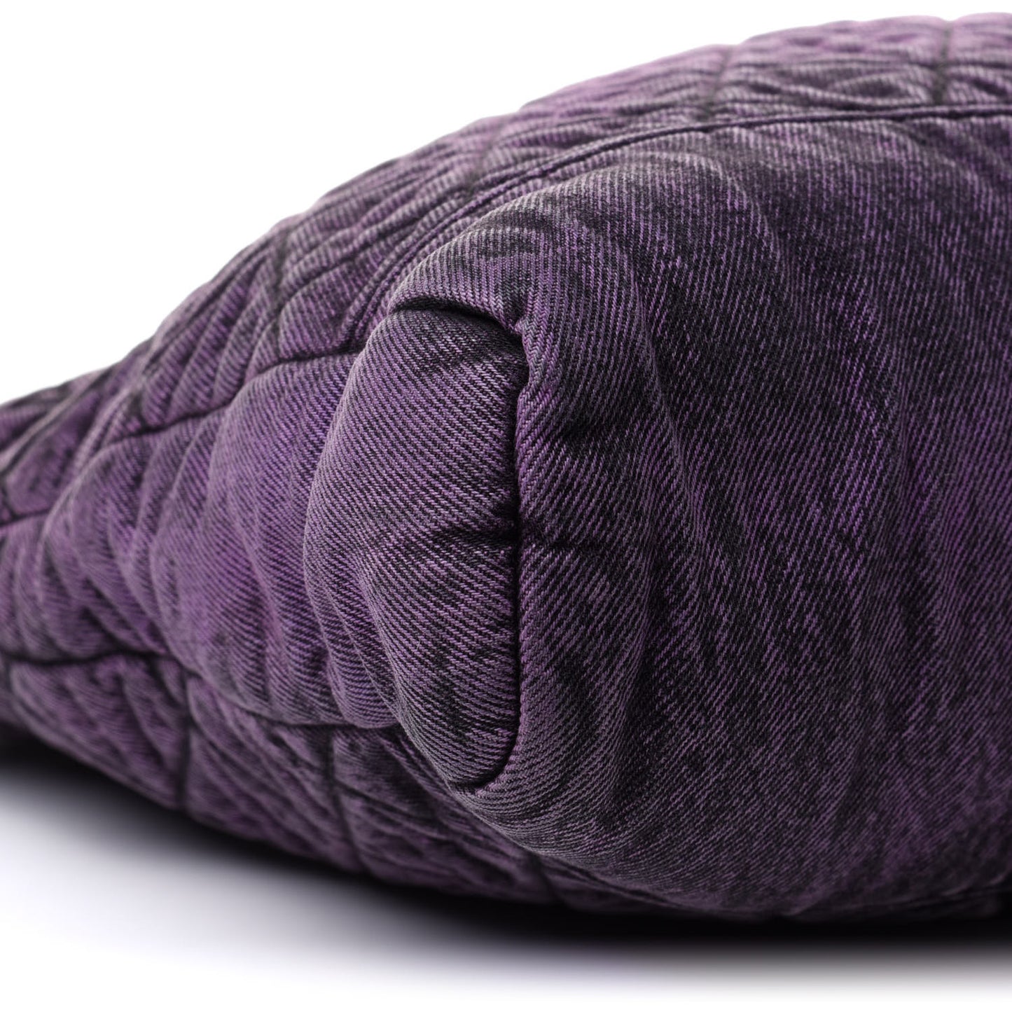 Denim Quilted Large 31 Denimpression Shopping Bag Purple Black