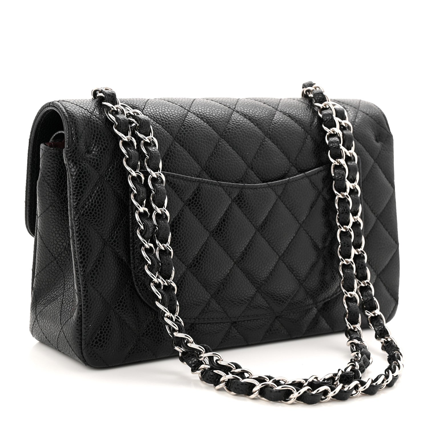 Chanel Caviar Quilted Small Double Flap Black 2 of 9