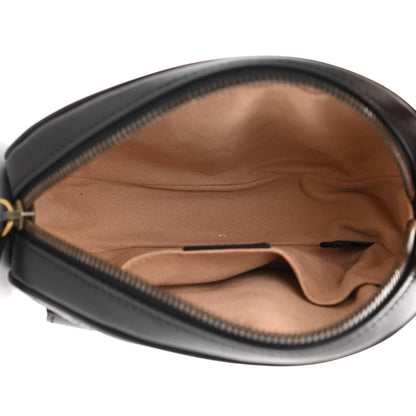 Gucci Calfskin Matelasse GG Marmont Belt Bag 85 34 Black 5 of 13
