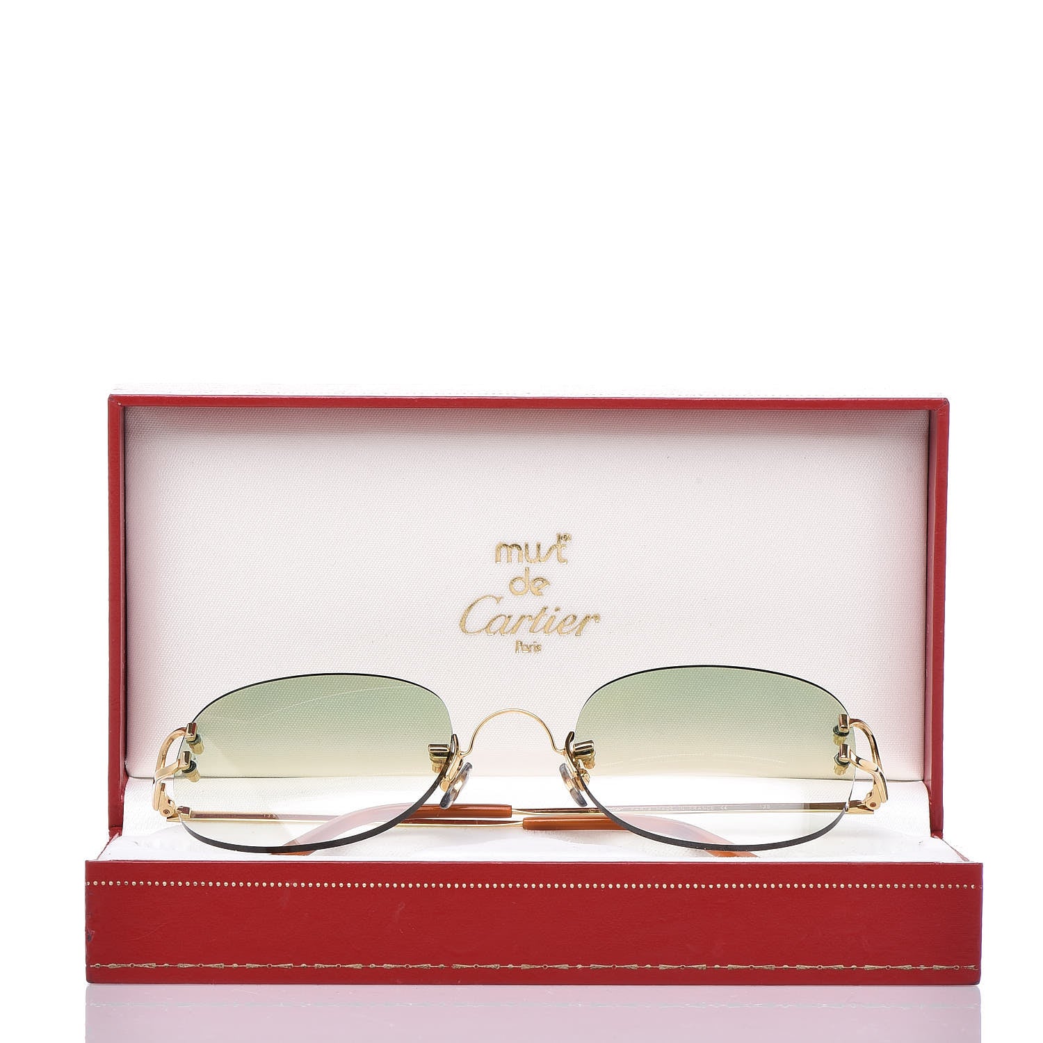 Cartier C Decor 135 Sunglasses Gold 7 of 7