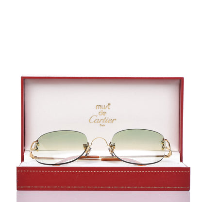 Cartier C Decor 135 Sunglasses Gold 7 of 7