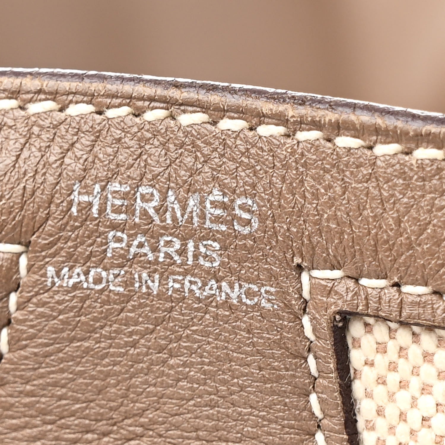 Hermes Toile Swift Lindy 30 Ecru Etoupe 6 of 12