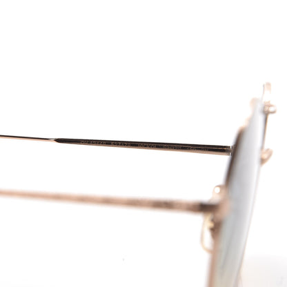 Oliver Peoples Nickol Gradient Round Sunglasses Bone Sunrise 7 of 9