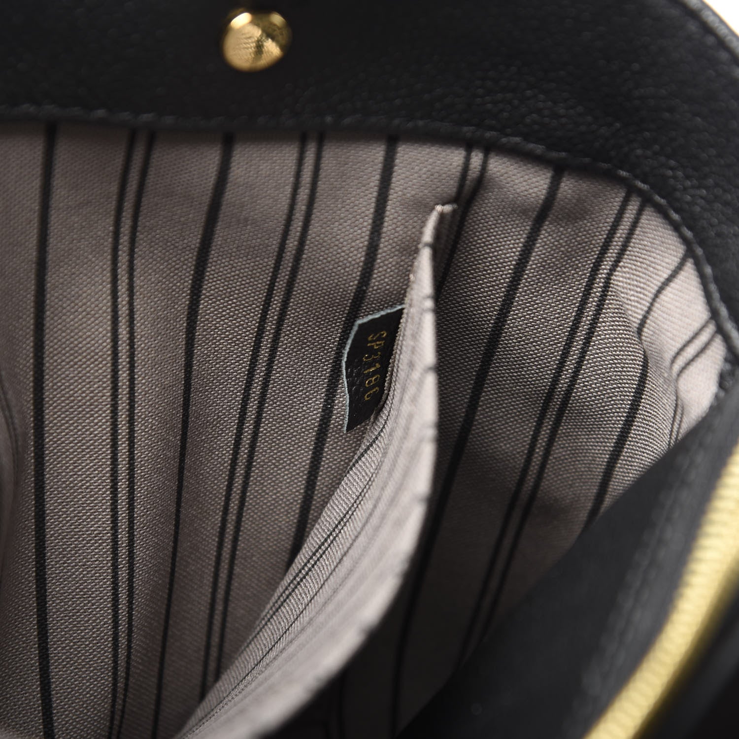 Louis Vuitton Empreinte Montaigne MM Black 7 of 10