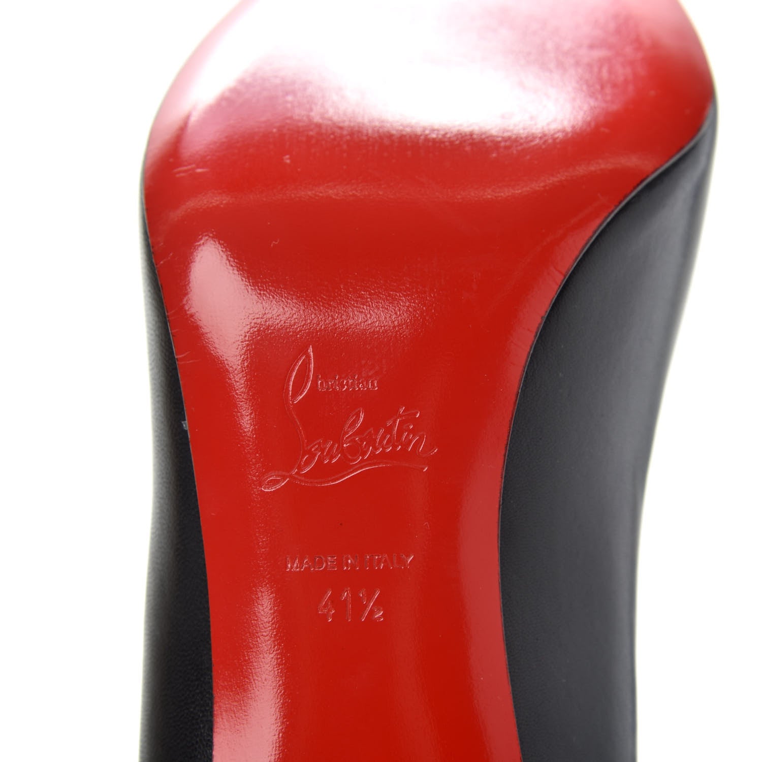 Christian Louboutin Shiny Nappa Pigalle 85 Pumps 41.5 Black 9 of 10