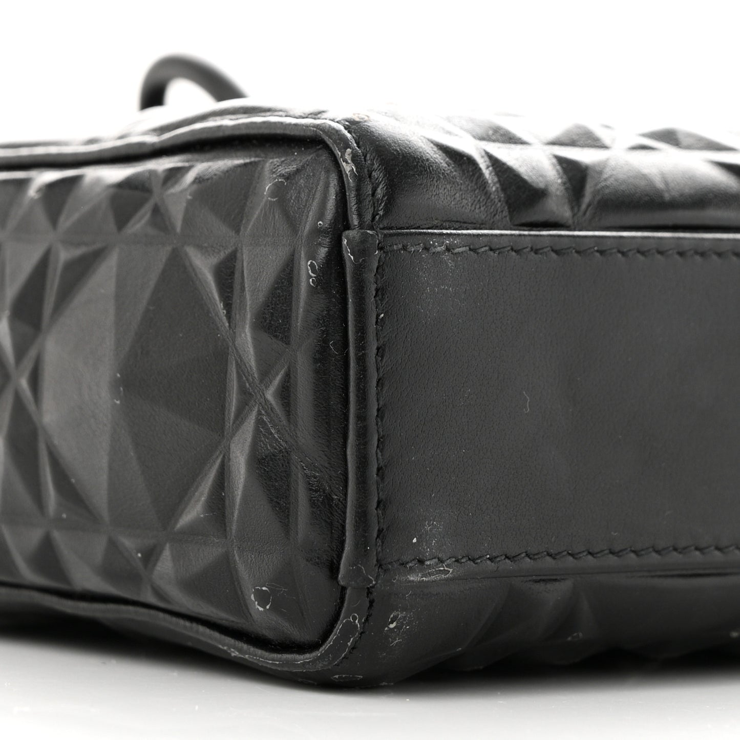 Calfskin Cannage Diamond Medium Lady D-Joy Black