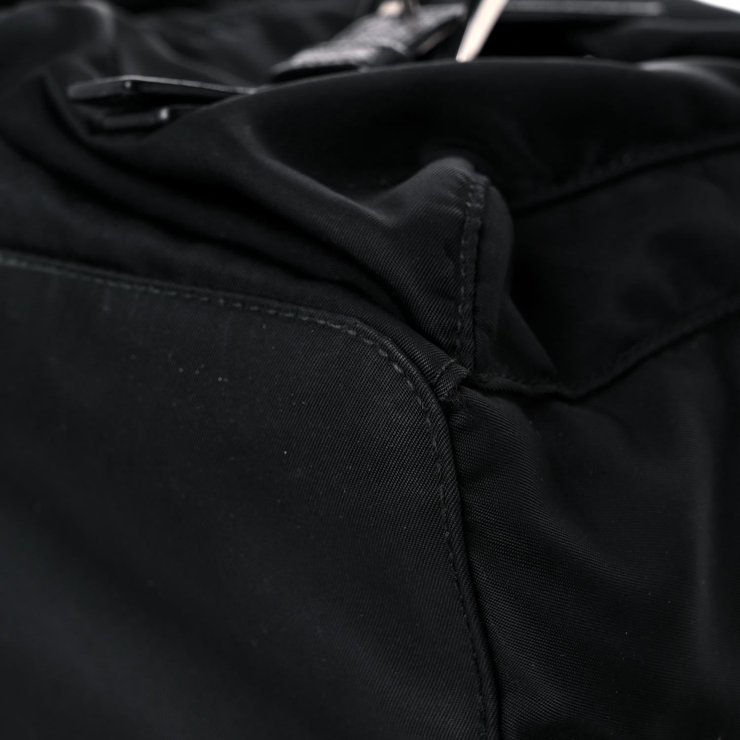 Prada Nylon Vela Medium Backpack Black 9 of 16