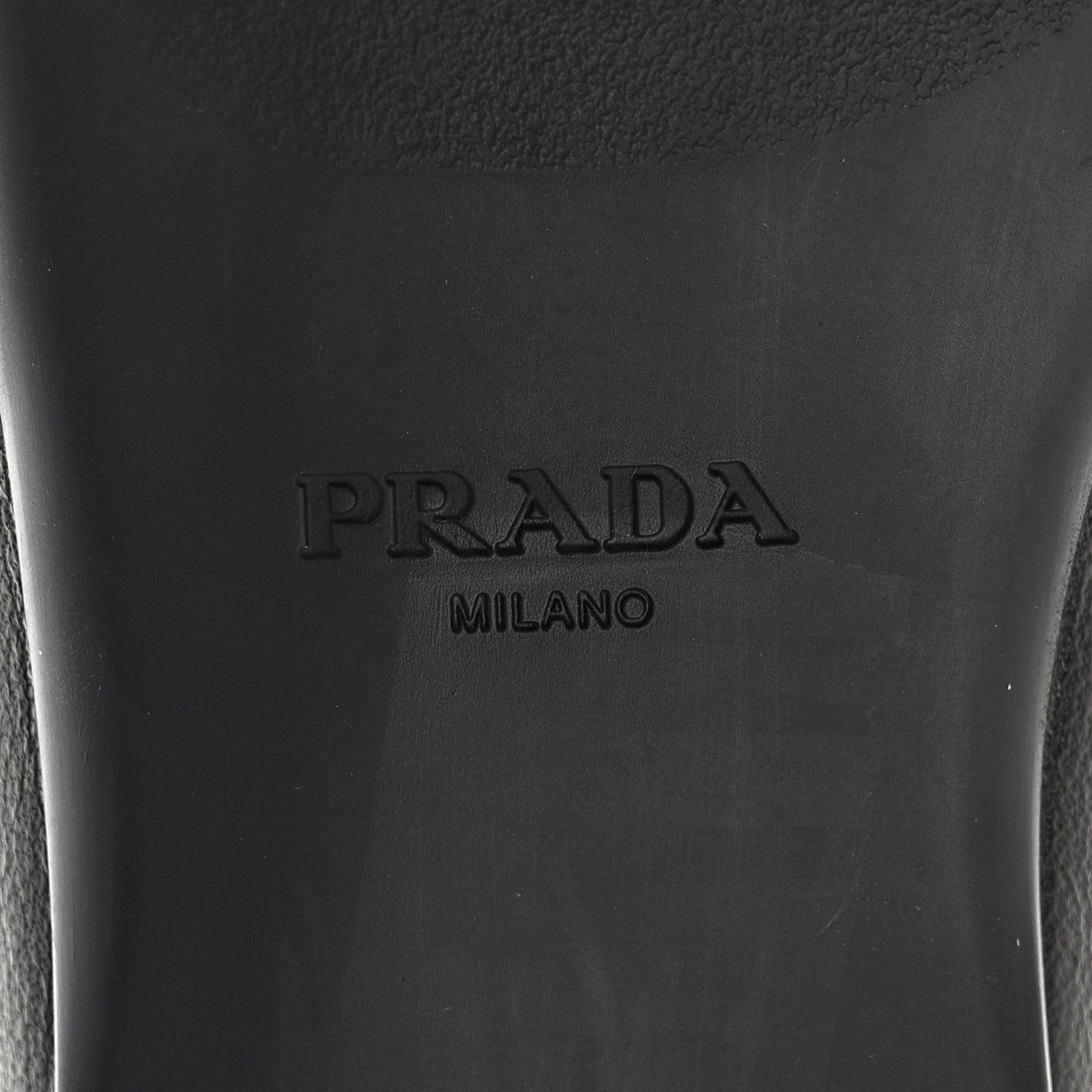 Prada Nappa Metal Triangle Logo Ballet Flats 37.5 Black 6 of 12