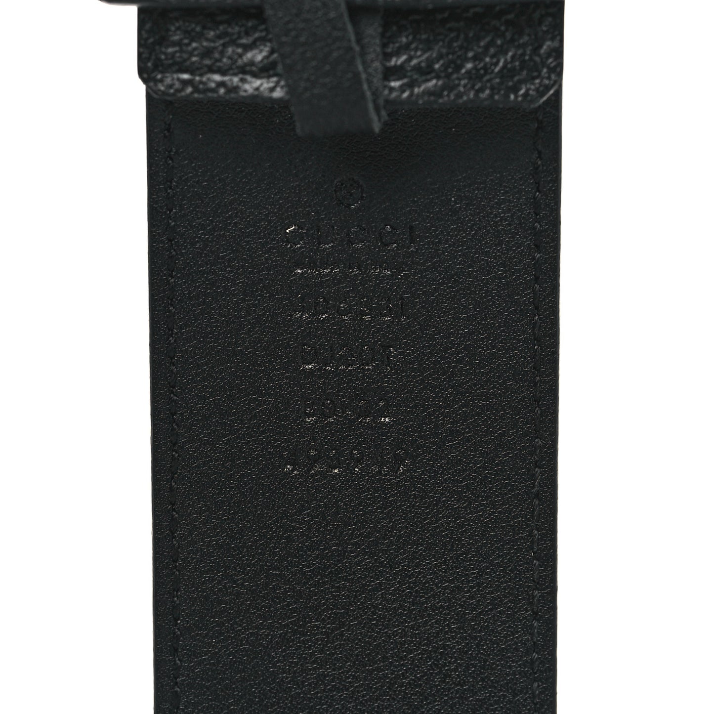 Textured Calfskin Double G 40mm Belt 80 32 Black