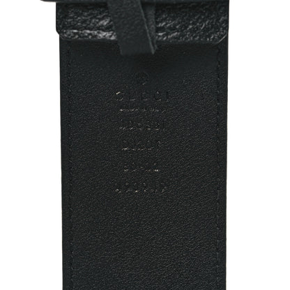 Gucci Textured Calfskin Double G 40mm Belt 80 32 Black 4 of 6