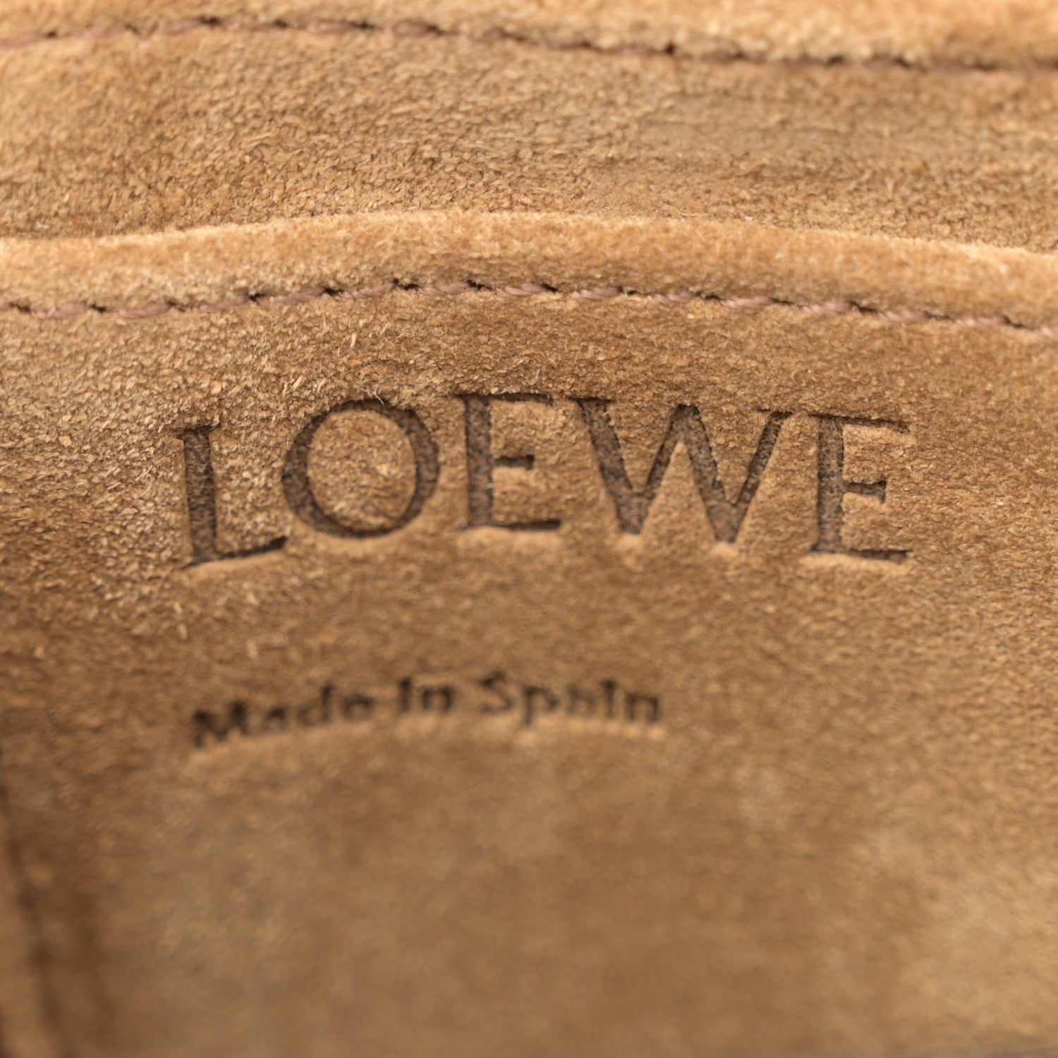 Loewe Grained Calfskin Mini Gate Crossbody Bag Pastel Pink 6 of 9