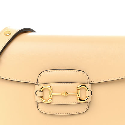 Gucci Azalea Calfskin Horsebit 1955 Shoulder Bag Bubble Tea 8 of 17
